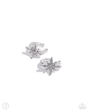 Load image into Gallery viewer, Paparazzi Cosmic Cuff - White Earrings
