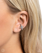 Load image into Gallery viewer, Paparazzi Cosmic Cuff - White Earrings
