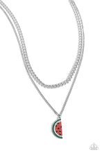 Load image into Gallery viewer, Paparazzi Watermelon Whimsy - Red Necklace
