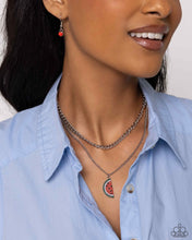 Load image into Gallery viewer, Paparazzi Watermelon Whimsy - Red Necklace
