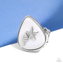 Load image into Gallery viewer, Paparazzi Seaside Serendipity - White Ring

