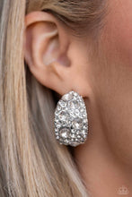 Load image into Gallery viewer, Paparazzi Freethinking Finesse - White Earrings
