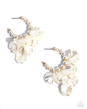Load image into Gallery viewer, Paparazzi Frilly Feature - Gold Earrings
