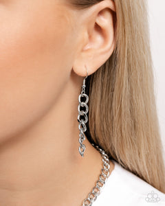 Paparazzi Leading Loops - Silver Necklace