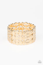Load image into Gallery viewer, Paparazzi Tectonic Texture - Gold Bracelet
