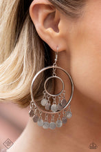 Load image into Gallery viewer, Paparazzi Caviar Command - Silver Earring
