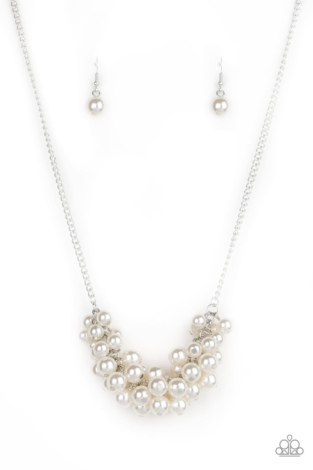 Paparazzi Grandiose Glimmer - White Necklace