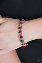 Load image into Gallery viewer, Paparazzi Globetrotter Goals - Red Bracelet
