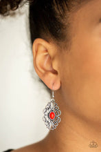 Load image into Gallery viewer, Paparazzi Over The Pop - Red Earring
