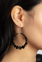 Load image into Gallery viewer, Paparazzi Astral Aesthetic - Black Earrings
