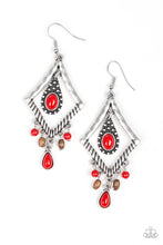 Load image into Gallery viewer, Paparazzi Southern Sunsets - Red Earring
