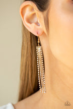 Load image into Gallery viewer, Paparazzi Starlit Tassels - Gold Earrings
