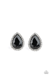 Paparazzi Dare To Shine - Black Earring