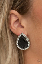 Load image into Gallery viewer, Paparazzi Dare To Shine - Black Earring
