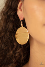Load image into Gallery viewer, Paparazzi Ultra Uptown - Gold Earrings
