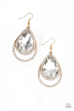 Load image into Gallery viewer, Paparazzi Famous - Gold Earrings
