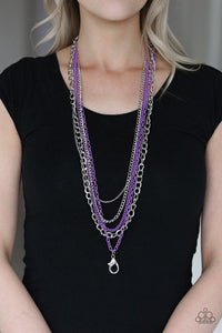 Industrial Vibrance - Purple Lanyard