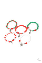 Load image into Gallery viewer, Paparazzi Starlet Shimmer Holiday Stretch Bracelet
