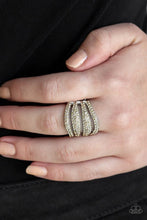 Load image into Gallery viewer, Paparazzi Roll Out The Diamonds - Brown Ring
