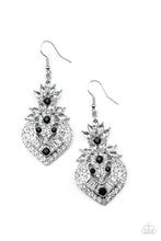 Load image into Gallery viewer, Paparazzi Royal Hustle - Black Earrings

