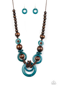 Paparazzi Boardwalk Party - Blue Necklace