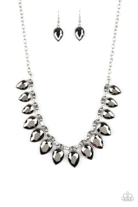 Paparazzi Fearless Is More - Silver Necklace