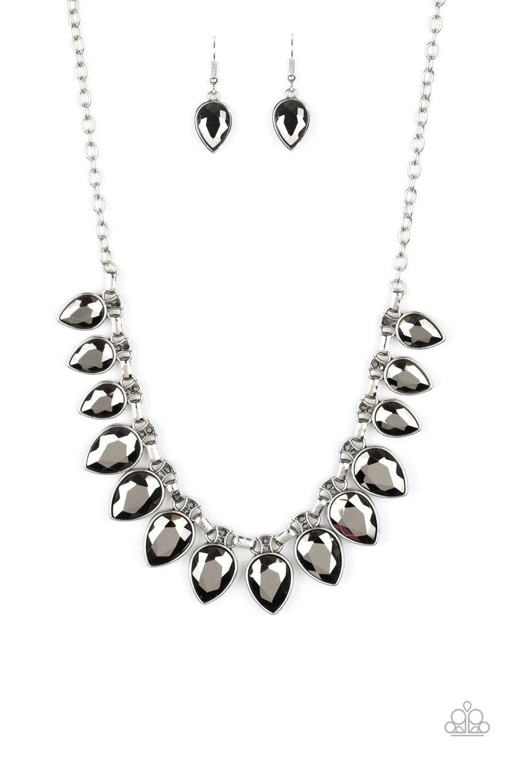 Paparazzi Fearless Is More - Silver Necklace