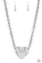 Load image into Gallery viewer, Paparazzi Heartbreakingly Blingy - Black Necklace
