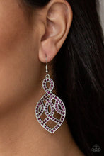 Load image into Gallery viewer, Paparazzi A Grand Statement - Purple Earring
