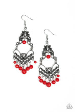 Load image into Gallery viewer, Paparazzi Colorfully Cabaret - Red Earrings
