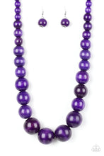 Load image into Gallery viewer, Paparazzi Effortlessly Everglades - Purple Necklace
