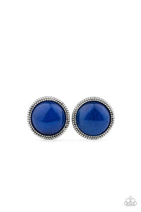 Paparazzi Desert Dew - Blue Earrings
