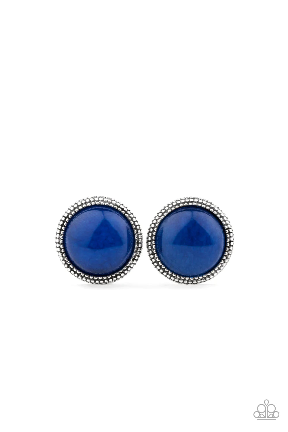 Paparazzi Desert Dew - Blue Earrings