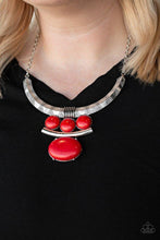 Load image into Gallery viewer, Paparazzi Commander In CHIEFETTE - Red Necklace
