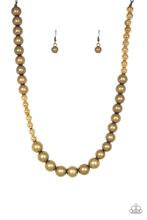 Load image into Gallery viewer, Paparazzi Power To The People - Brass Necklace
