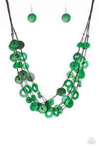 Paparazzi Wonderfully Walla Walla - Green Necklace