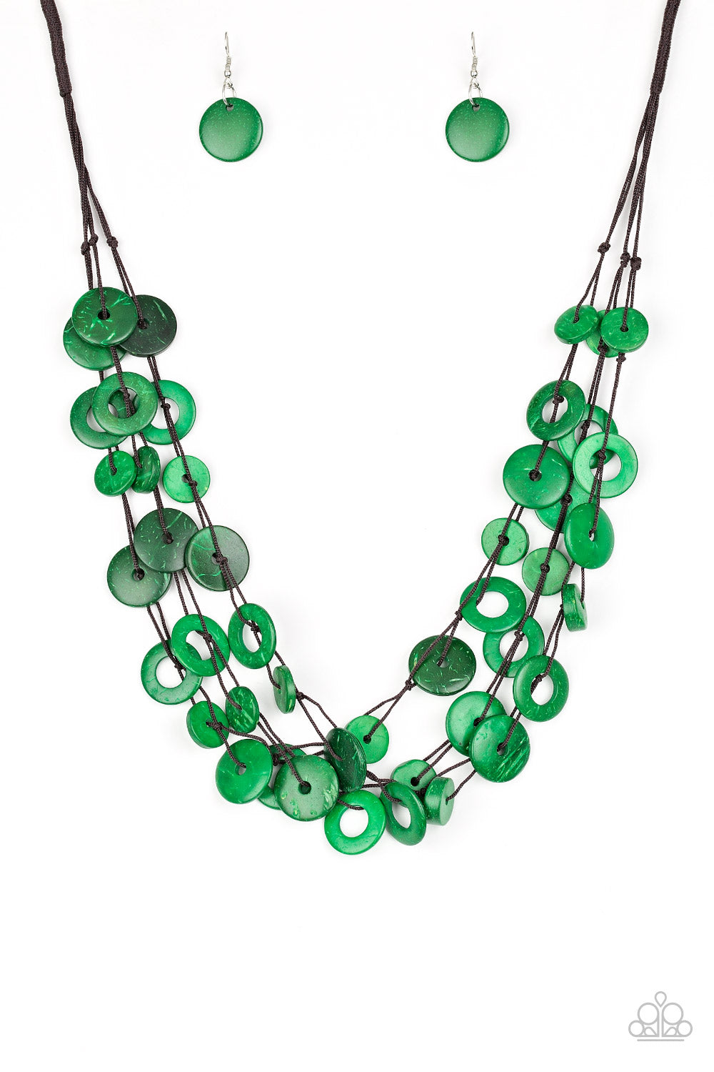Paparazzi Wonderfully Walla Walla - Green Necklace