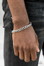Load image into Gallery viewer, Paparazzi Take It To The Bank - Silver Men’s Bracelet
