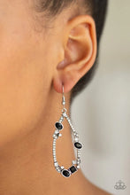 Load image into Gallery viewer, Paparazzi Quite The Collection - Black Earring
