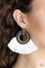 Load image into Gallery viewer, Paparazzi I Am Spartacus - Brass Earrings
