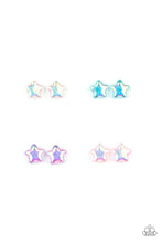 Load image into Gallery viewer, Paparazzi Starlet Shimmer Iridescent Star Earrings
