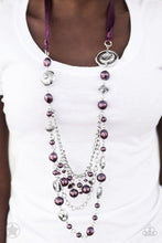 Load image into Gallery viewer, Paparazzi All The Trimmings - Purple Necklace
