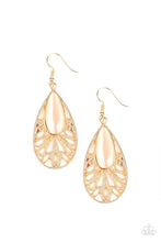 Load image into Gallery viewer, Paparazzi Glowing Tranquility - Gold Earrings
