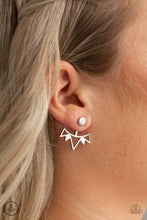 Load image into Gallery viewer, Paparazzi Like A Flash - Silver Earrings
