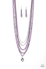 Load image into Gallery viewer, Industrial Vibrance - Purple Lanyard
