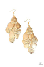 Load image into Gallery viewer, Paparazzi Chime Time - Gold Earrings
