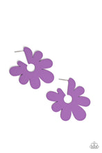 Load image into Gallery viewer, Paparazzi Flower Power Fantasy - Purple Earring
