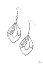 Load image into Gallery viewer, Paparazzi Absolutely Airborne - White Earrings
