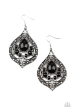 Load image into Gallery viewer, Paparazzi New Delhi Nouveau - Black Earring
