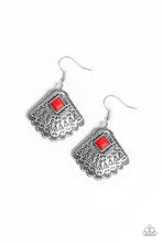 Load image into Gallery viewer, Paparazzi Mountain Mesa - Red Earring
